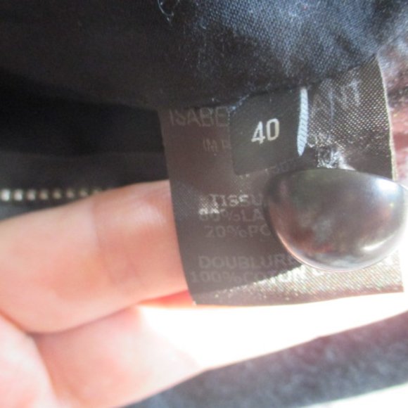 ISABEL MARANT Wool Felt Peplum Top. Original retail $440 - Picture 4 of 16